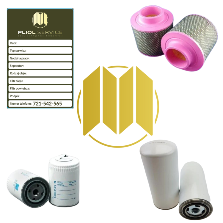 Zestaw filtrów do sprężarki Walter SK 15