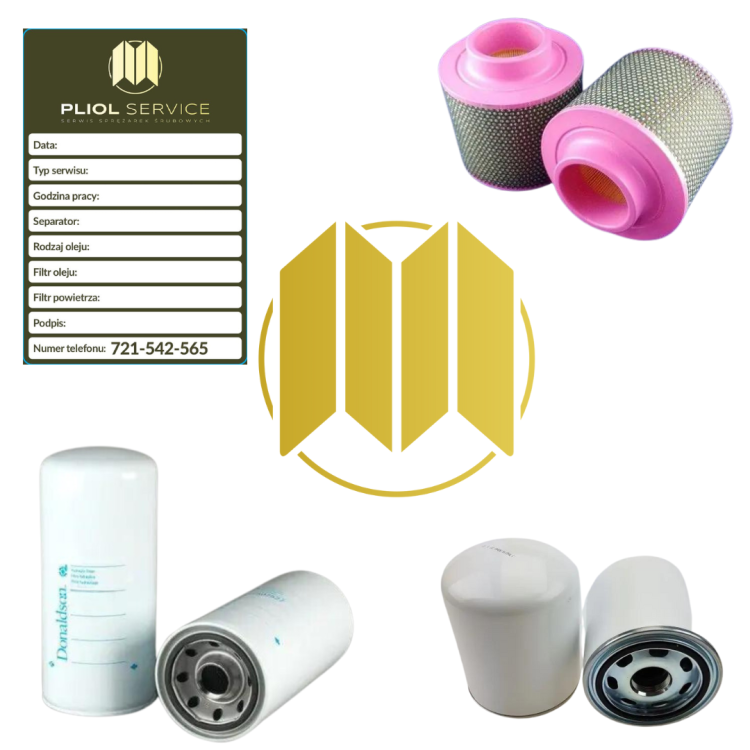 Zestaw filtrów do sprężarki Walter SK 18