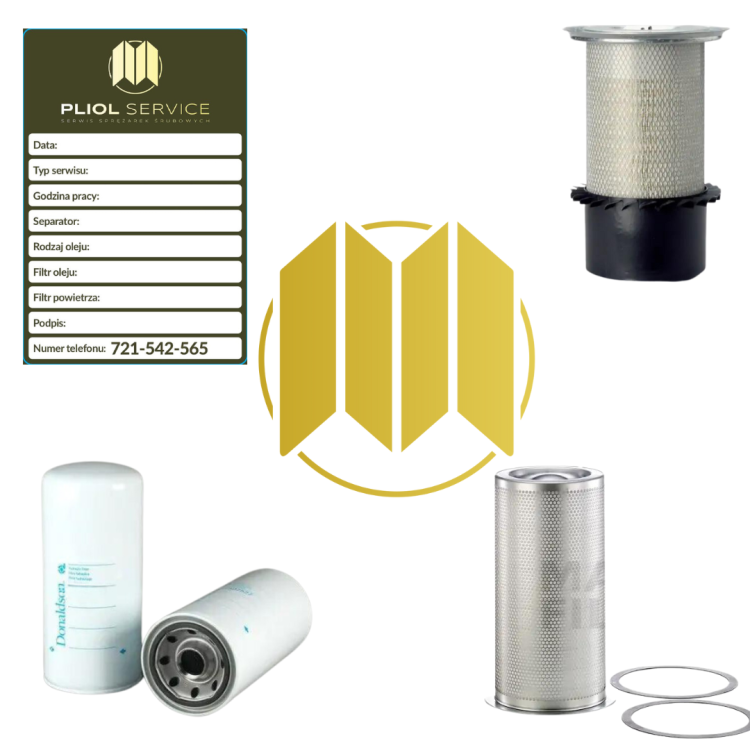 Zestaw filtrów do sprężarki Walter SK 75 K