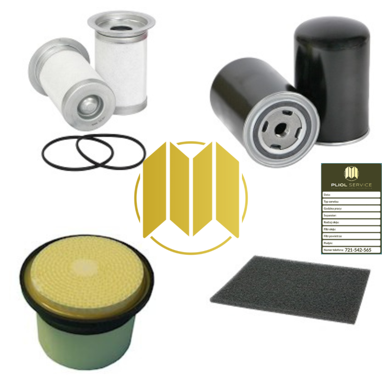 Zestaw filtrów do sprężarki śrubowej  Kaeser kompressoren SK 24