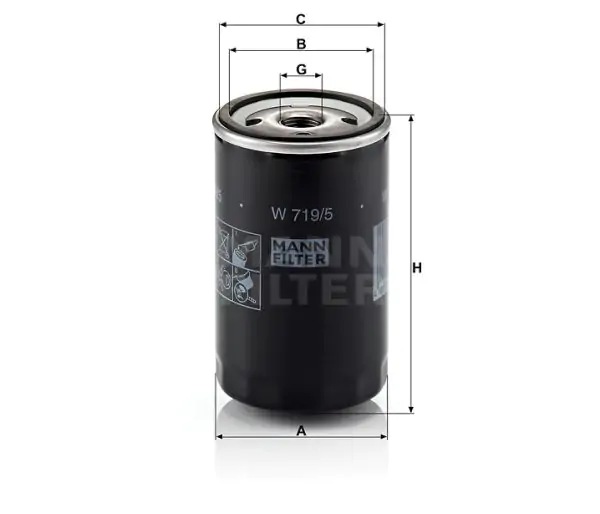 Filtr oleju AirPol K15