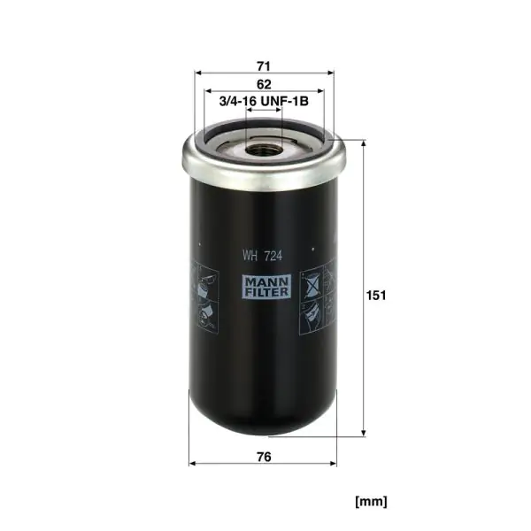 Filtr oleju AirPol KT 7