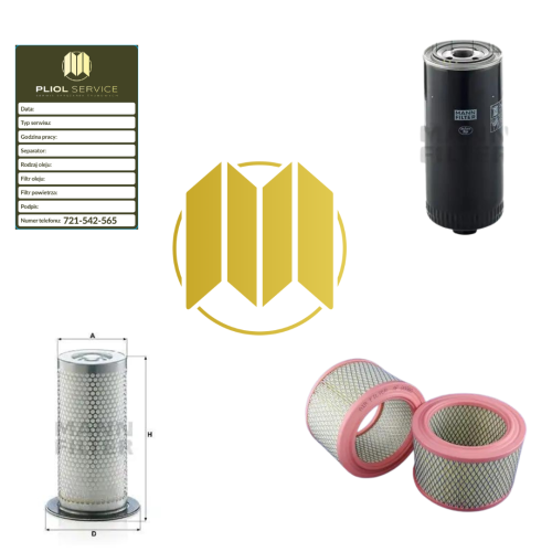Zestaw filtrów do sprężarki  AirPol PR 30