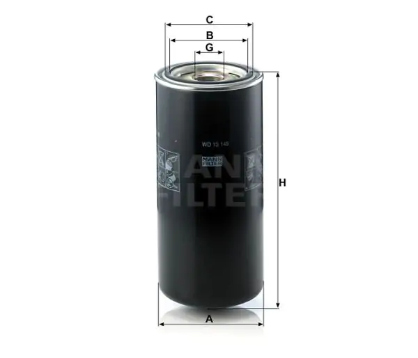 Filtr oleju boge s125