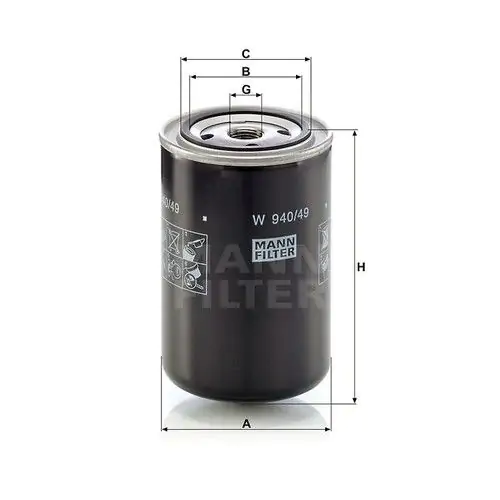 filtr oleju boge s16