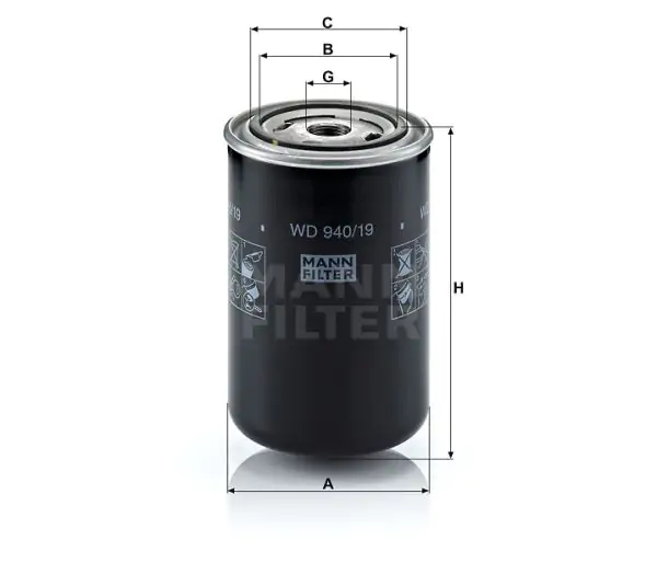 Filtr oleju boge s29-2