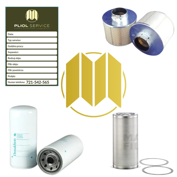 Zestaw filtrów do sprężarki Walter SK 200