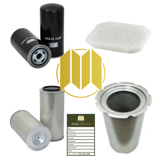 Zestaw filtrów do sprężarki śrubowej Kaeser BS 60