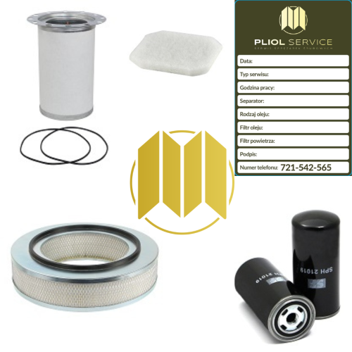 Zestaw Filtr do sprężarki Kaeser CSD 102